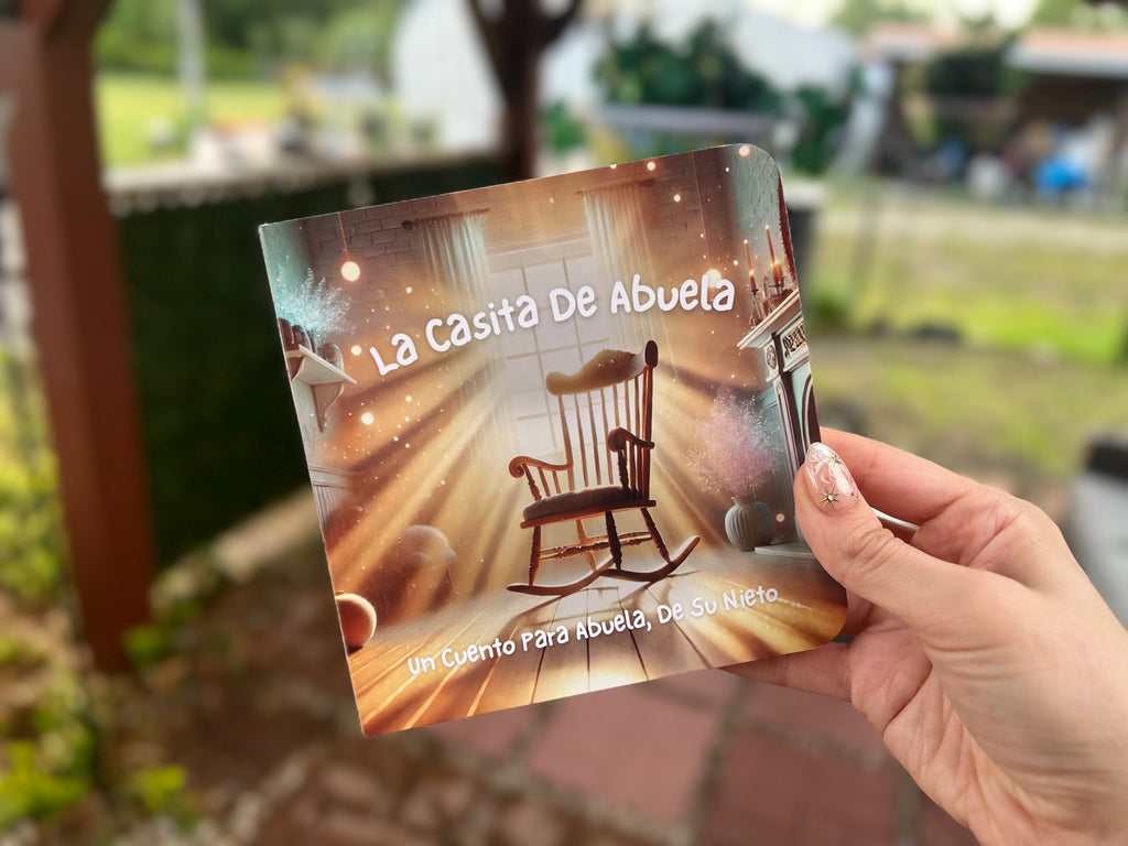 La Casita de Abuela de Nieto 💙 – Spanish Board Book, Abuela Keepsake Gift with Dedication Page