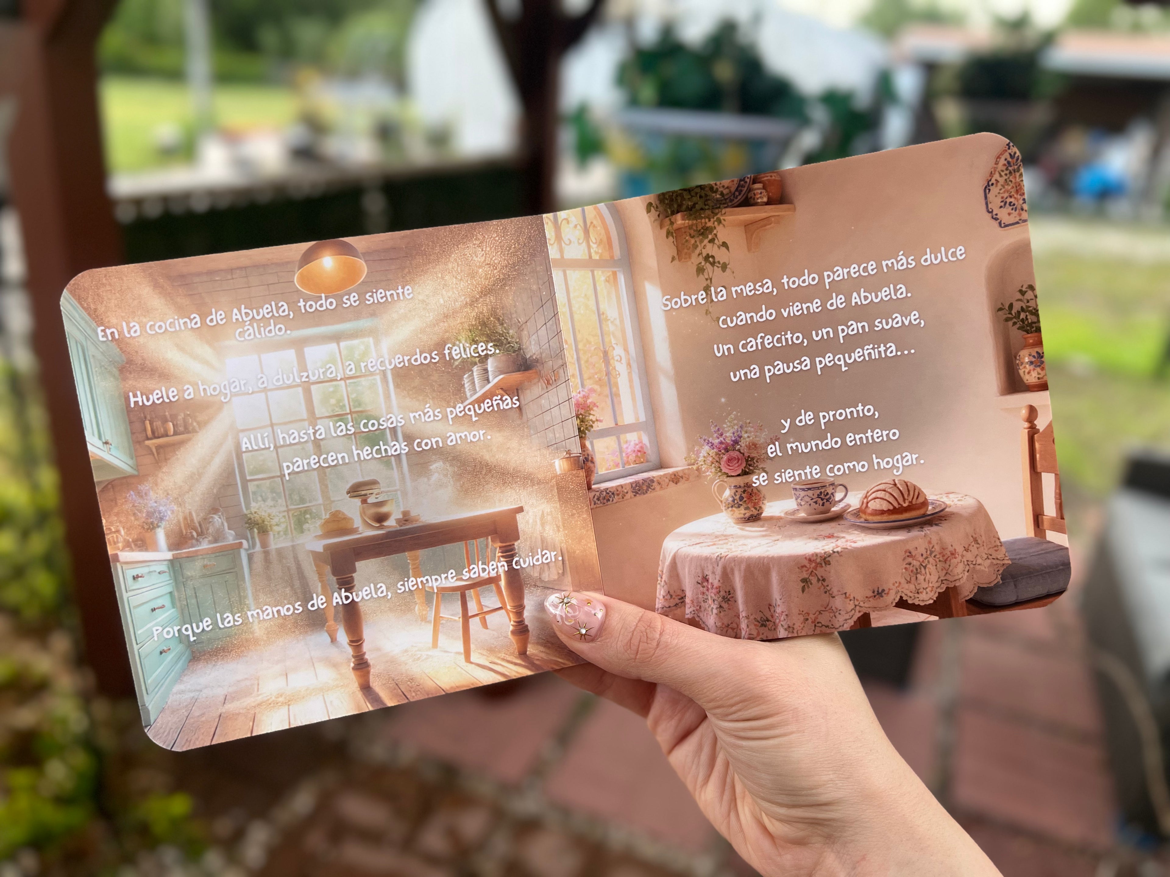 La Casita de Abuela de Nieto 💙 – Spanish Board Book, Abuela Keepsake Gift with Dedication Page