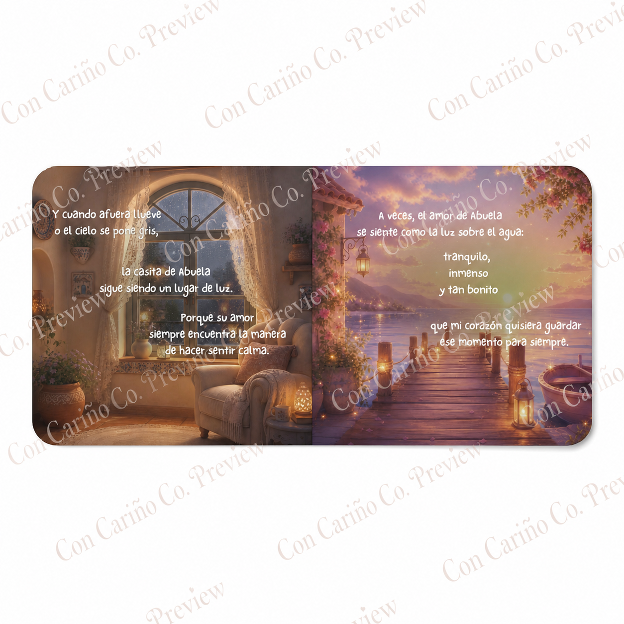 La Casita de Abuela de Nieta 🩷 Spanish Board Book for Grandmothers, Abuela Keepsake Gift with Dedication Page from Granddaughter | La Casita de Abuela – Libro en Español para Abuela, Regalo Recuerdo...