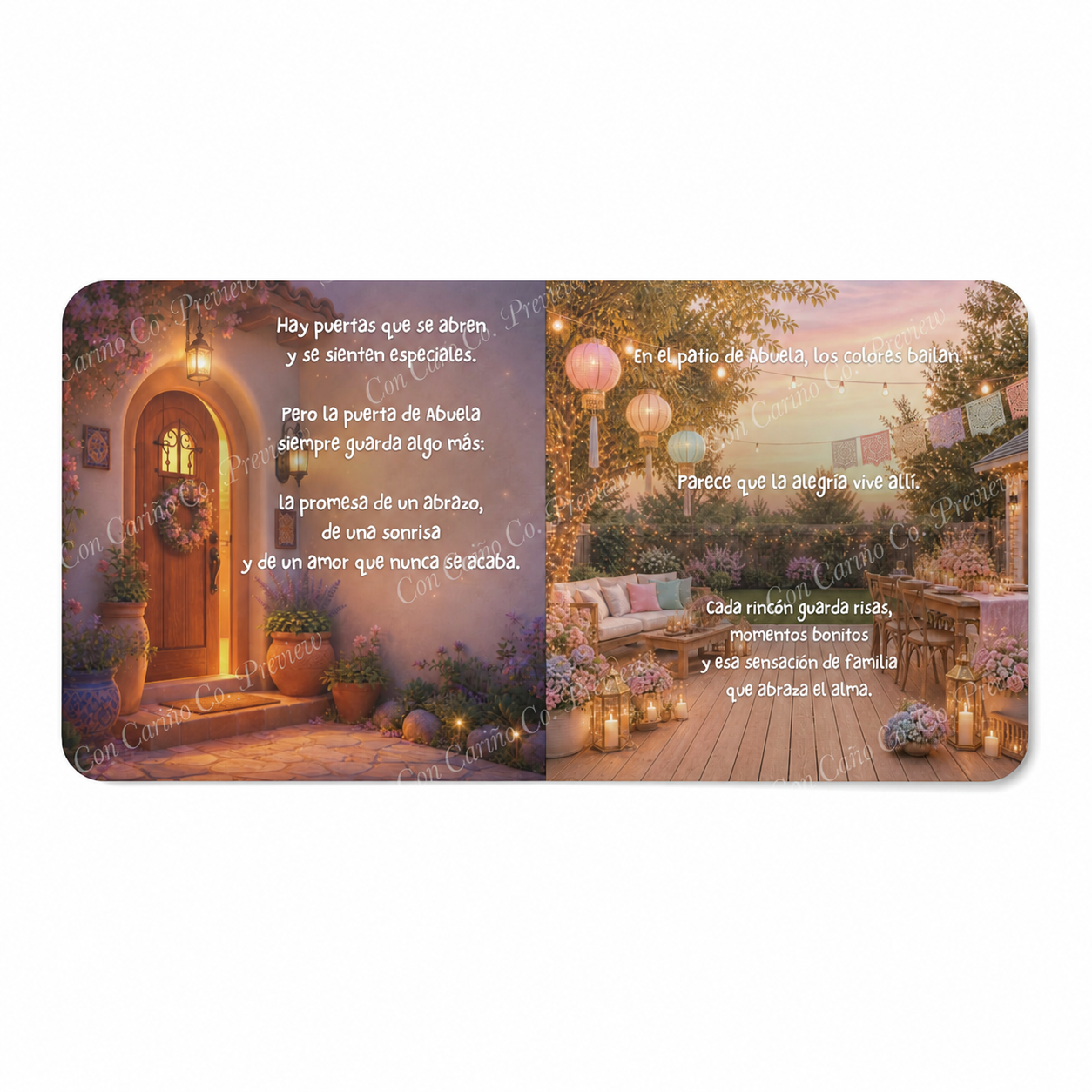 La Casita de Abuela de Nieta 🩷 Spanish Board Book for Grandmothers, Abuela Keepsake Gift with Dedication Page from Granddaughter | La Casita de Abuela – Libro en Español para Abuela, Regalo Recuerdo...
